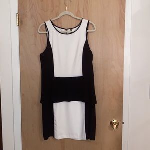 Women’s Sleeveless Peplum Dress
